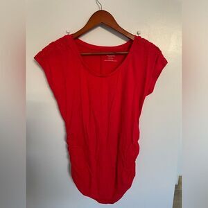 Motherhood maternity size small red top